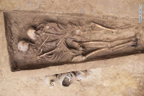 Влюбленных похоронили в такой позе около 1,6 тыс. лет назад