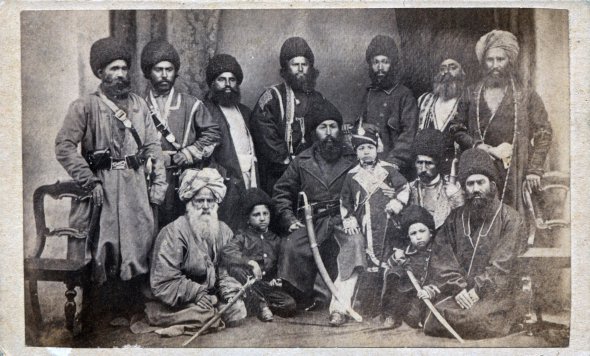 Афганські вояки, 1860 рік