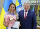 Український каратистка Анжеліка Терлюга отримала срібну медаль Олімпійських ігор у Токіо у ваговій категорії до 55 кг. Фото: mil.gov.ua