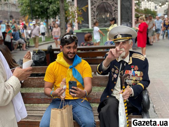 Українці відсвяткували День Незалежності у центрі Києва