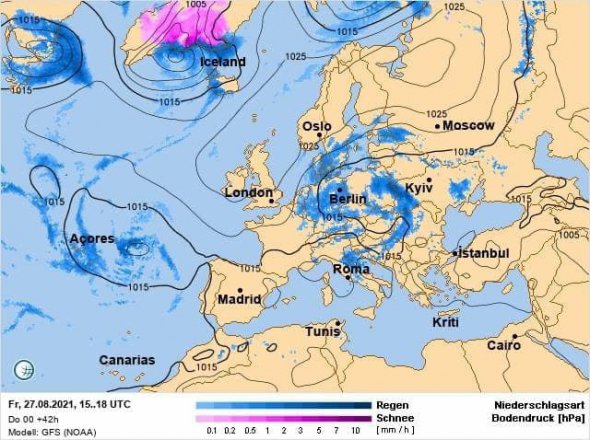 У більшості областей погода 28-29 серпня передбачається комфортною