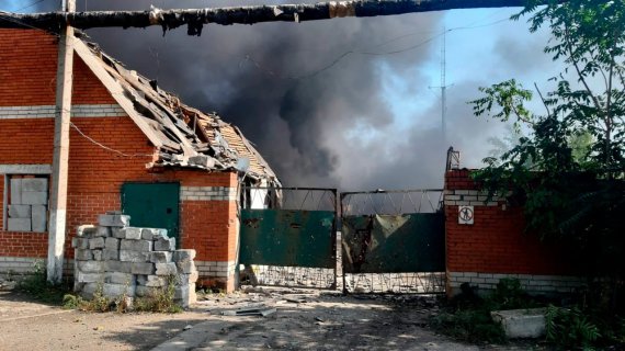 Наслідки обстрілу Авдіївки. Фото: facebook.com/pressjfo.news