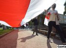 Во Львове состоялась акция солидарности с белорусским народом