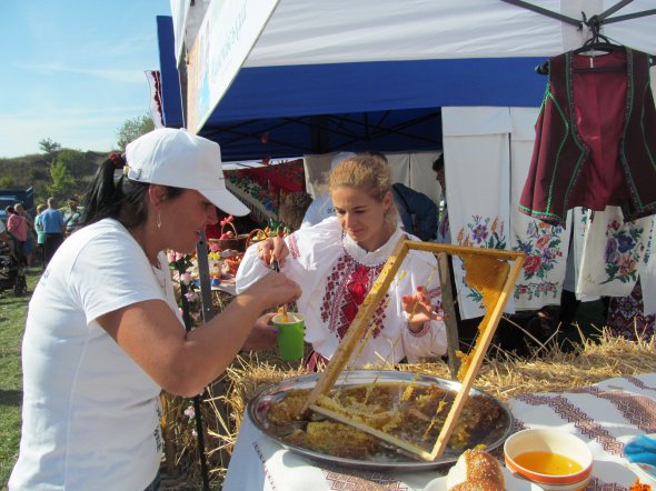 В светлице села Кивачевка угощают медовыми сотами