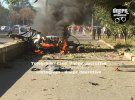 У Дніпрі   вибухнув автомобіль Nissan Primera.  Загинули двоє людей, які були в салоні