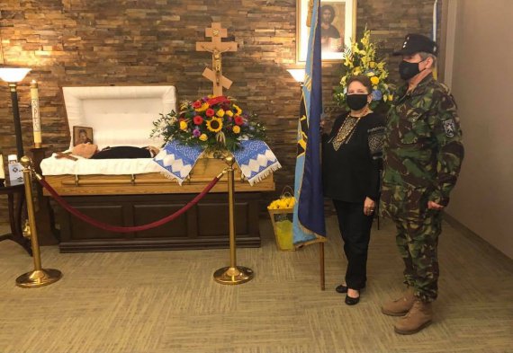 Чин похорону ветерана дивізії "Галичина" Григорія Шуха у Торонто