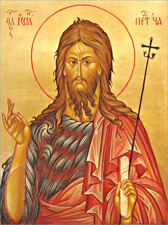 Іоан Хреститель є одним із найбільш шанованих християнських святих