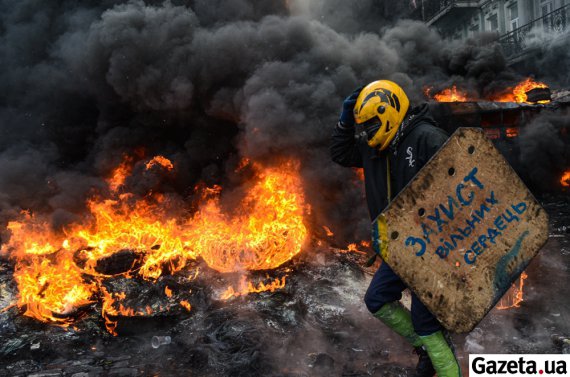 19 січня річниця початку силового протистояння майданівців із владою на вулиці Грушевського у Києві 2014 року
