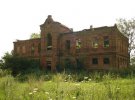 Будівля на території Полтавської психіатричної лікарні. І 1942 році тут розміщувався госпіталь для німецьких солдатів