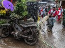 Последствия наводнения на индонезийском острове Ява