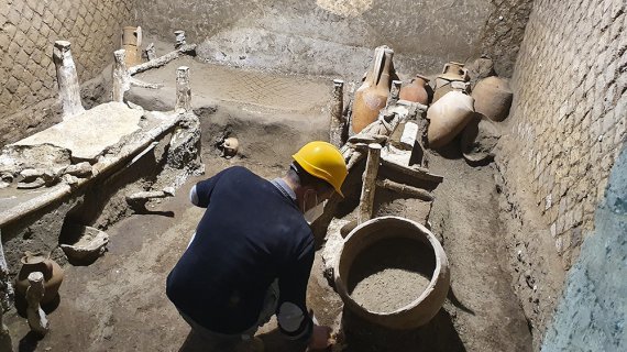 Під час розкопок вілли I ст. Чівіта-Джуліана біля Помпеїв в Італії археологи знайшли кімнату для рабів