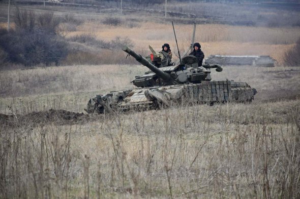 Українська армія на Донбасі в квітні, коли Росія вже стягувала війська до українського кордону