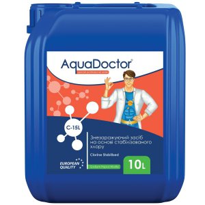 AquaDoctor C-15L идеально дезинфицирует воду, убивая вредные микроорганизмы