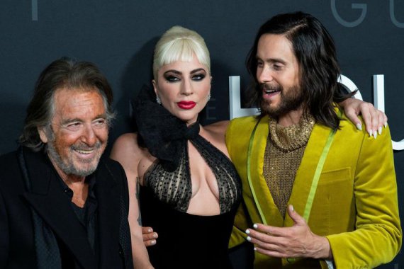 Актеры Аль Пачино, Леди Гага и Джаред Лето посетили премьеру фильма "Дом Гуччи" в Нью-Йорке