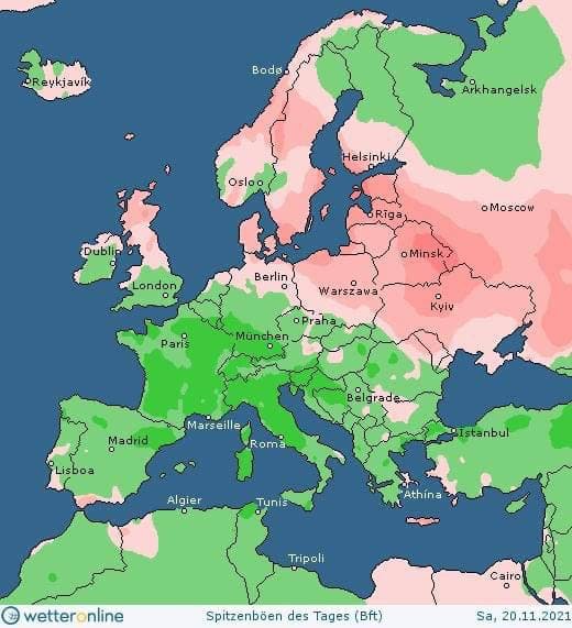 Потепление будет нивелировать сильный, до штормовых порывов, северо-западный ветер