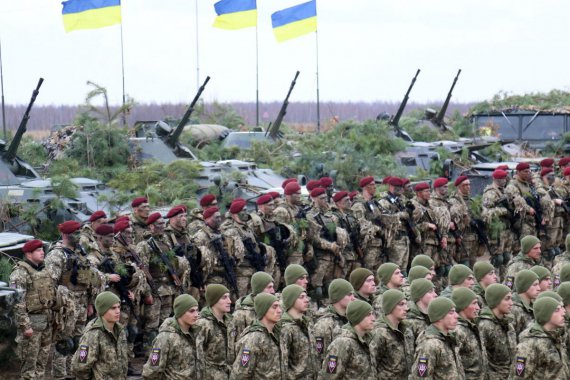 На полигоне возле Житомира прошел заключительный этап тактического обучения подразделений Десантно-штурмовых войск Вооруженных сил Украины