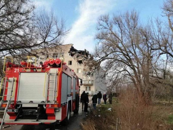 В Новой Одессе произошел взрыв в жилом доме. Фото: ГСЧС