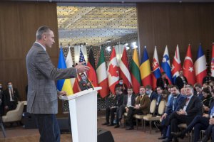 Виталий Кличко на Форуме Безопасности