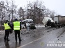 Под Черниговом столкнулись маршрутка и грузовик. 12 погибших, еще семь человек в больнице
