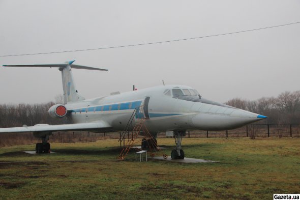 Ту-134УБЛ в экспозиции музея тяжелой бомбардировочной авиации в Полтаве