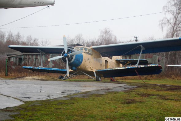 Биплан Ан-2 музее тяжелой бомбардировочной авиации в Полтаве