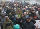 Без масок і дотримання дистанції: у столиці мітингували антивакцинатори. Фото: Сергій Старостенко