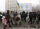 Без масок і дотримання дистанції: у столиці мітингували антивакцинатори. Фото: Сергій Старостенко