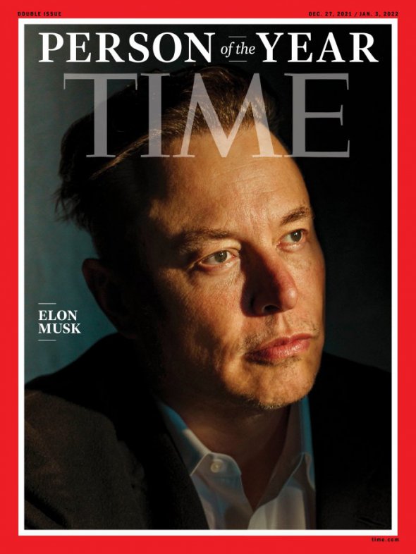 Издание Time назвало Илона Маска человеком года