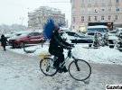 Во Львове несколько дней продолжается снегопад