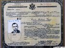 Сертификат Романа Ваврива на жительство в США