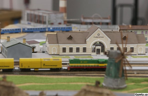 Железнодорожная станция одна из самых ярких локаций макета