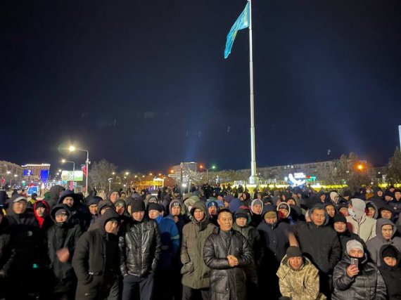 В Казахстане начались протесты из-за роста цены на газ