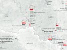 Карта расположения русских войск