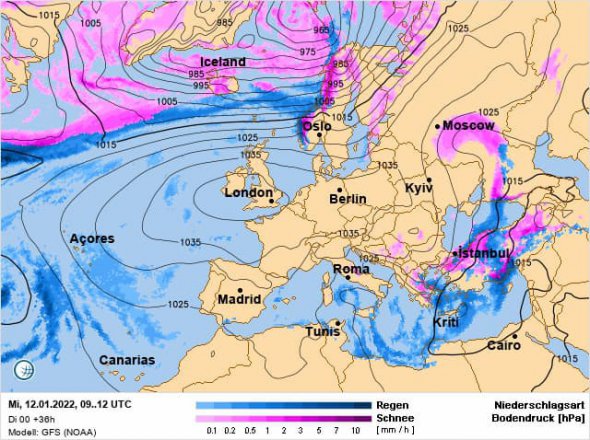 У Києві 12 січня мороз затріщить