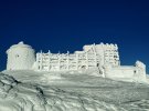 Утром 12 января на горе Поп Иван Черногорский в Карпатах ударил мороз почти -20°C