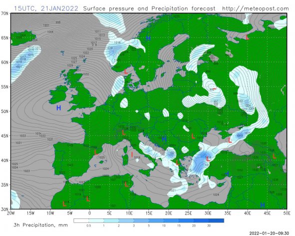 С новой недели в большинстве областей Украины ожидается усиление морозов