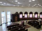 Синагога Центру хасидизму Адмор Азакен. Чоловічий зал для молитви