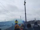 У Києві через Дніпро утворили живий ланцюг Соборності. Фото: Анастасія Прокаєва