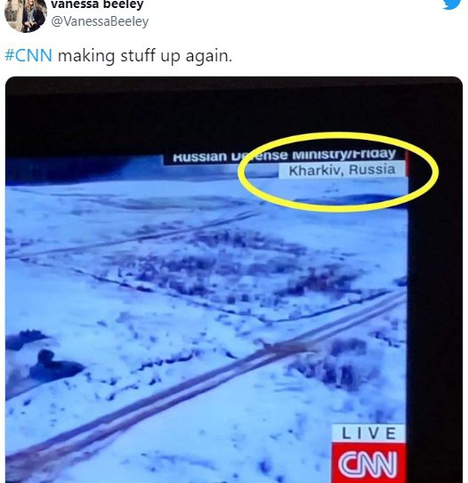 Телеканал CNN сделал Харьков по территории России