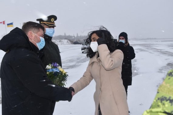 До Києва з офіційним візитом прибула міністр національної оборони Канади. Фото: mil.gov.ua