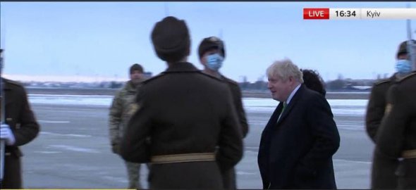 Прем'єр Великої Британії Борис Джонсон прибув в Україну