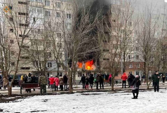 У Кропивницькому під час пожежі в дев'ятиповерхівці загинула людина