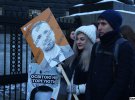 Студенты вышли под Кабмин митинговать против министра образования Сергея Шкарлета