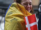 Международный Марш единства за Украину организовали иностранцы. Пришли на акцию с флагами своих государств