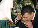 На президентство Януковича благословив патріарх Російської православної церкви Кіріл Гундяєв