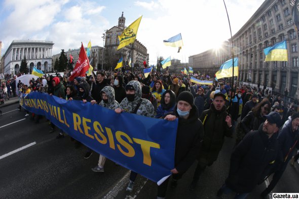Головною метою акції організатори називають привернення додаткової уваги світу до України та агресії Росії