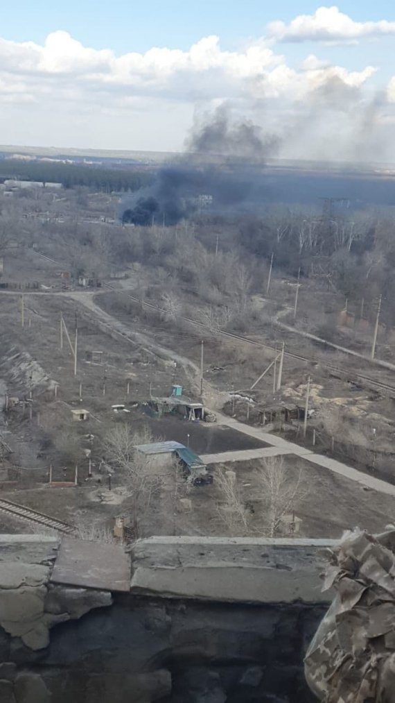 Окупанти  обстріляли АЗС в   Щасті на Луганщині