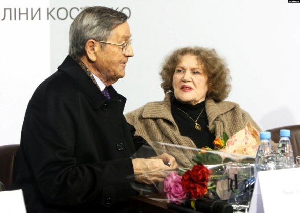 Иван Дзюба и Лина Костенко. Киев, 2012 год