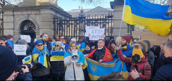 В Дубліні протестують проти війни в Україні