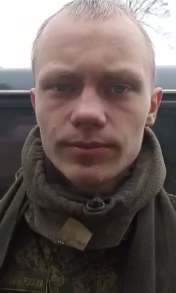 Воробйов Денис Валерійович із Ленінградської області, військова частина 02511. Фото: Скріншот